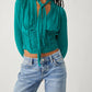 Free People - MEET ME THERE BUTTONDOWN TOP