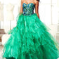 Mac Duggal - SEQUIN TULLE PROM DRESS