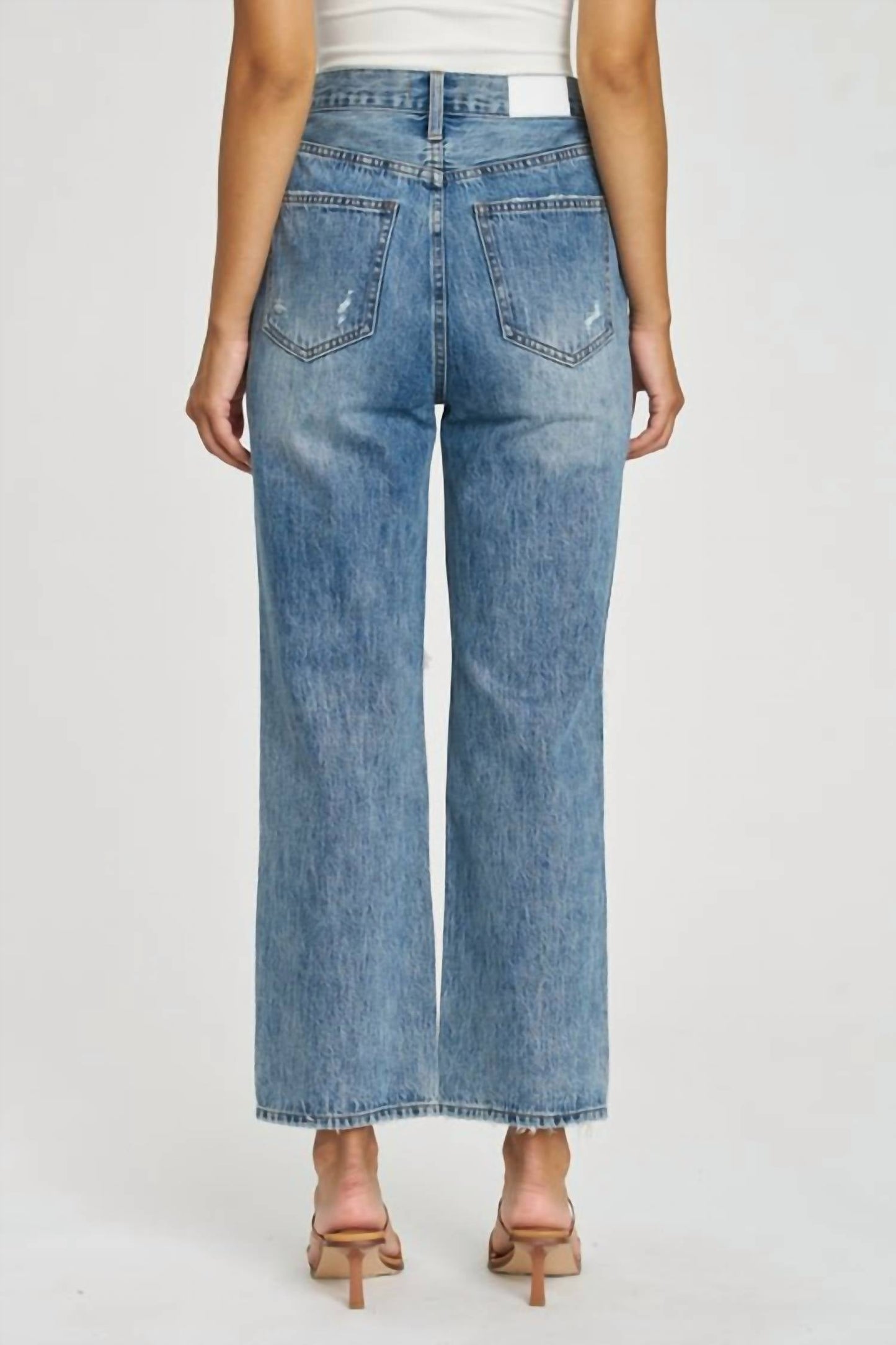 Pistola - Cassie Super High Rise Straight Jeans