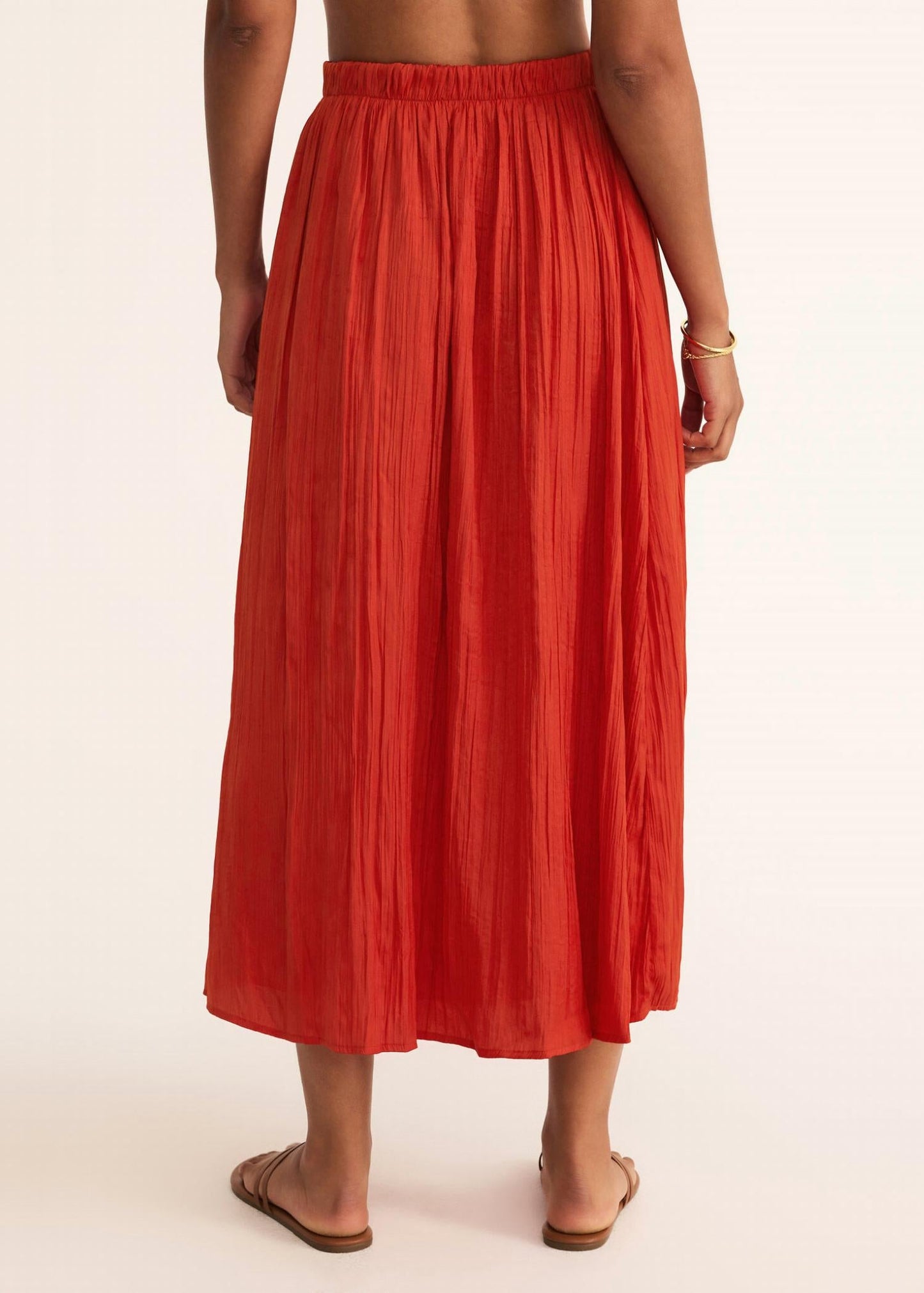 Z Supply - Women's Nicoline Crinkle Midi Skirt