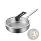 316l Stainless Steel Frying Pan with Glass Lid