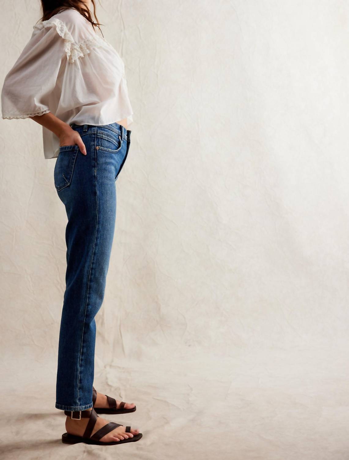 Free People - Leila High Rise Slim Jean