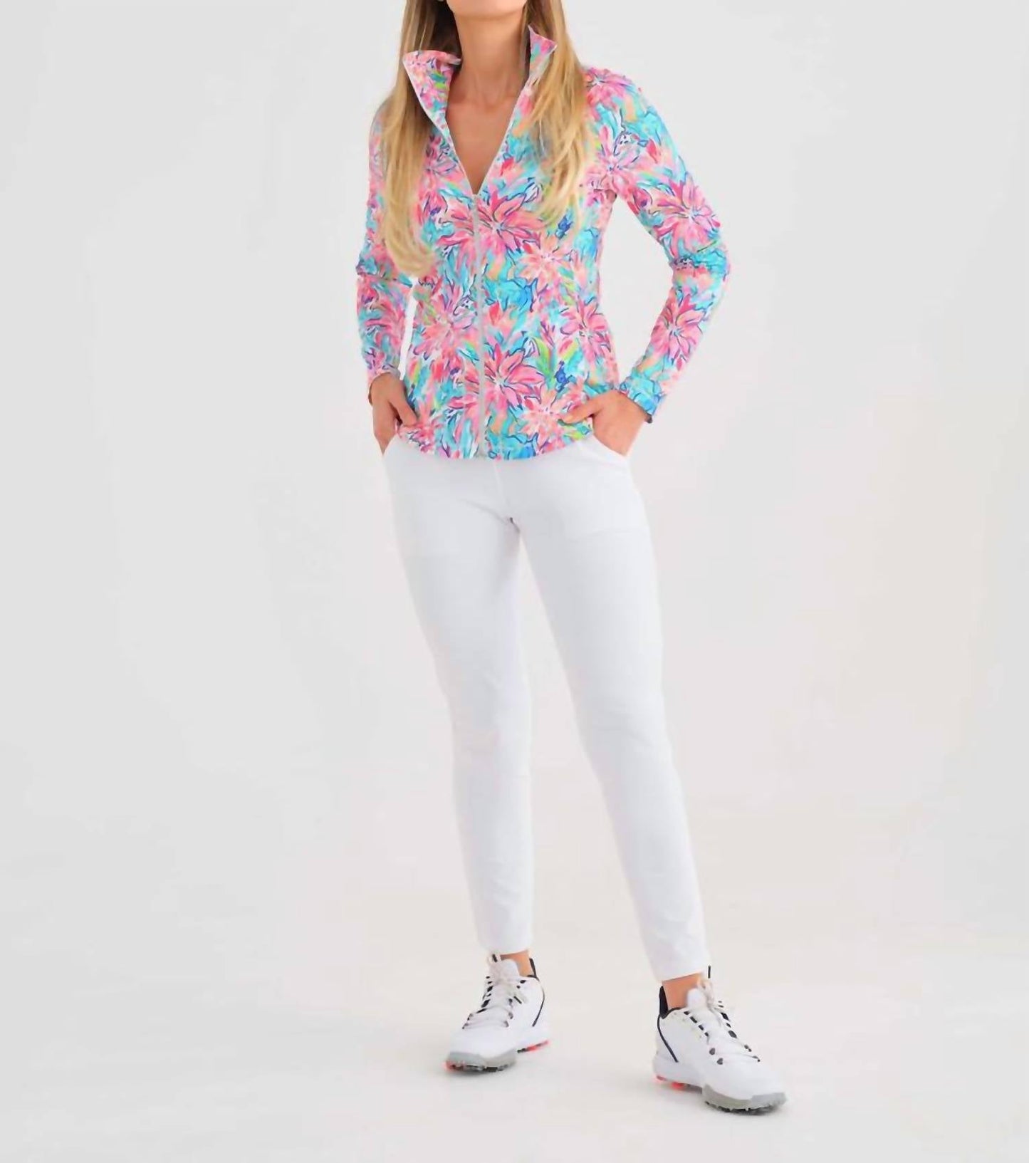 Dolcezza - Wishful Blooming Floral Print Jacket