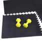 BalanceFrom Fitness 72 Sq Ft Interlocking EVA Foam Exercise Mat Tiles, Black