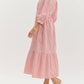 Entro - Fallon Striped Midi Dress