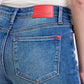Judy Blue - Plaid Print Cuff Boyfriend Jean