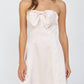 Fate - Bow Strapless Mini Dress
