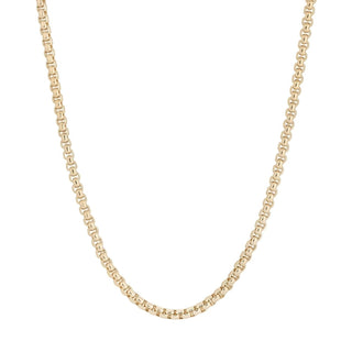 Eklexic - Thin Luciana Box Chain Necklace