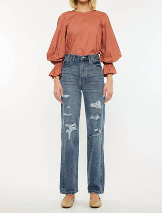 Kancan - Stephanie Ultra High Rise 90's Boyfriend Jeans