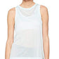 Nike Women's Breathe Cutout Back Tank Top Blue Size Large