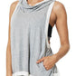 Vimmia Women's Retreat Open Back Vest Gray Size Large