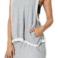 Vimmia Women's Retreat Open Back Vest Gray Size Large