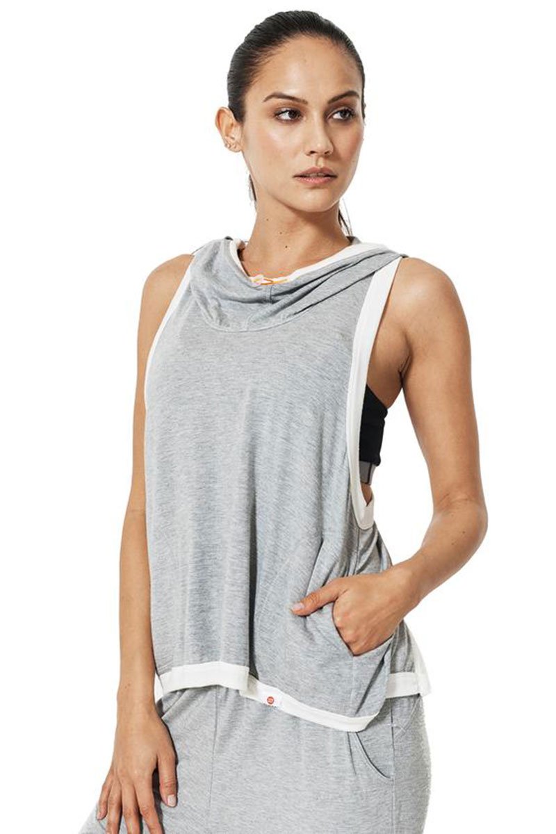 Vimmia Women's Retreat Open Back Vest Gray Size Large