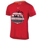Mizuno Women's Peachtree Road Race Athletic Tee Red X-Large Red Size X-Large