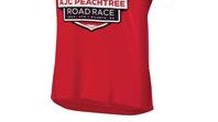 Mizuno Women's Peachtree Road Race Athletic Tee Red X-Large Red Size X-Large