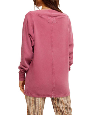 Free People - SAMMIE THERMAL SWEATSHIRT