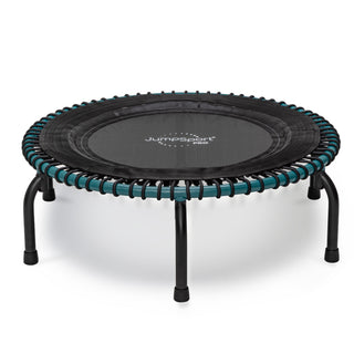 JumpSport 350 Pro Fitness 39 Inch Cardio Workout Indoor Trampoline, Teal/Black