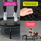 JumpSport 350 Pro Fitness 39 Inch Cardio Workout Indoor Trampoline, Teal/Black