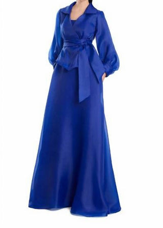 Alexander By Daymor - Organza Blouse over Spaghetti Strap Dress