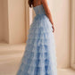Ellie Wilde - Sleeveless A-line Prom Gown