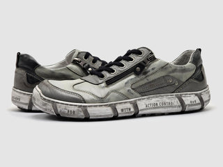 Kcr Group - Men's Action Zip-Up Leather Shoes