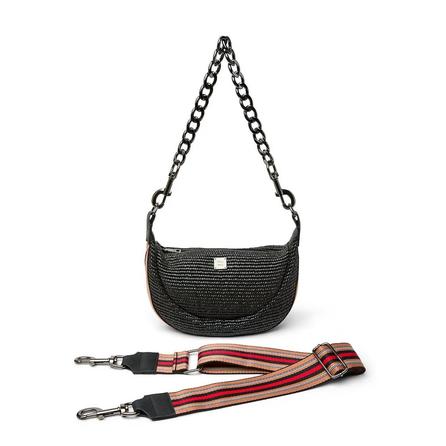 Think Royln - Raffia Tiny Dancer Crossbody Bag
