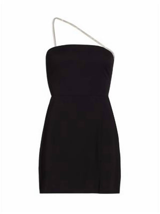 Amanda Uprichard - Dream Diamante Strap Cocktail Dress