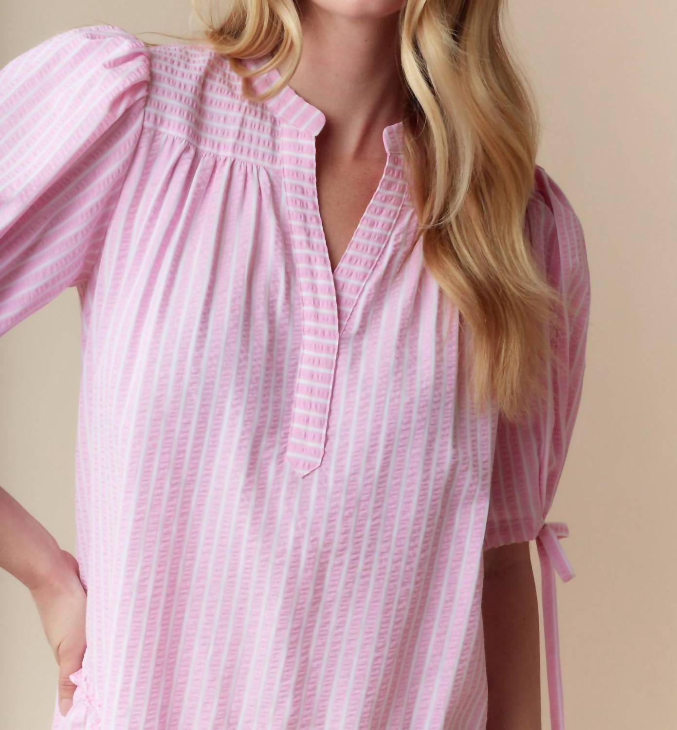 Fantastic Fawn - Palm Springs Striped Dress