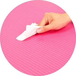 BalanceFrom GoCloud 1" Extra Thick Exercise Yoga Mat with Carrying Strap, Pink