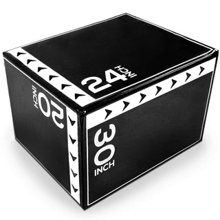 BalanceFrom Fitness 60 Pound Versatile 3-in-1 Plyometric Jumping Exercise Box