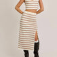 Le Lis - Sasha Sweater Crop & Maxi Skirt Set