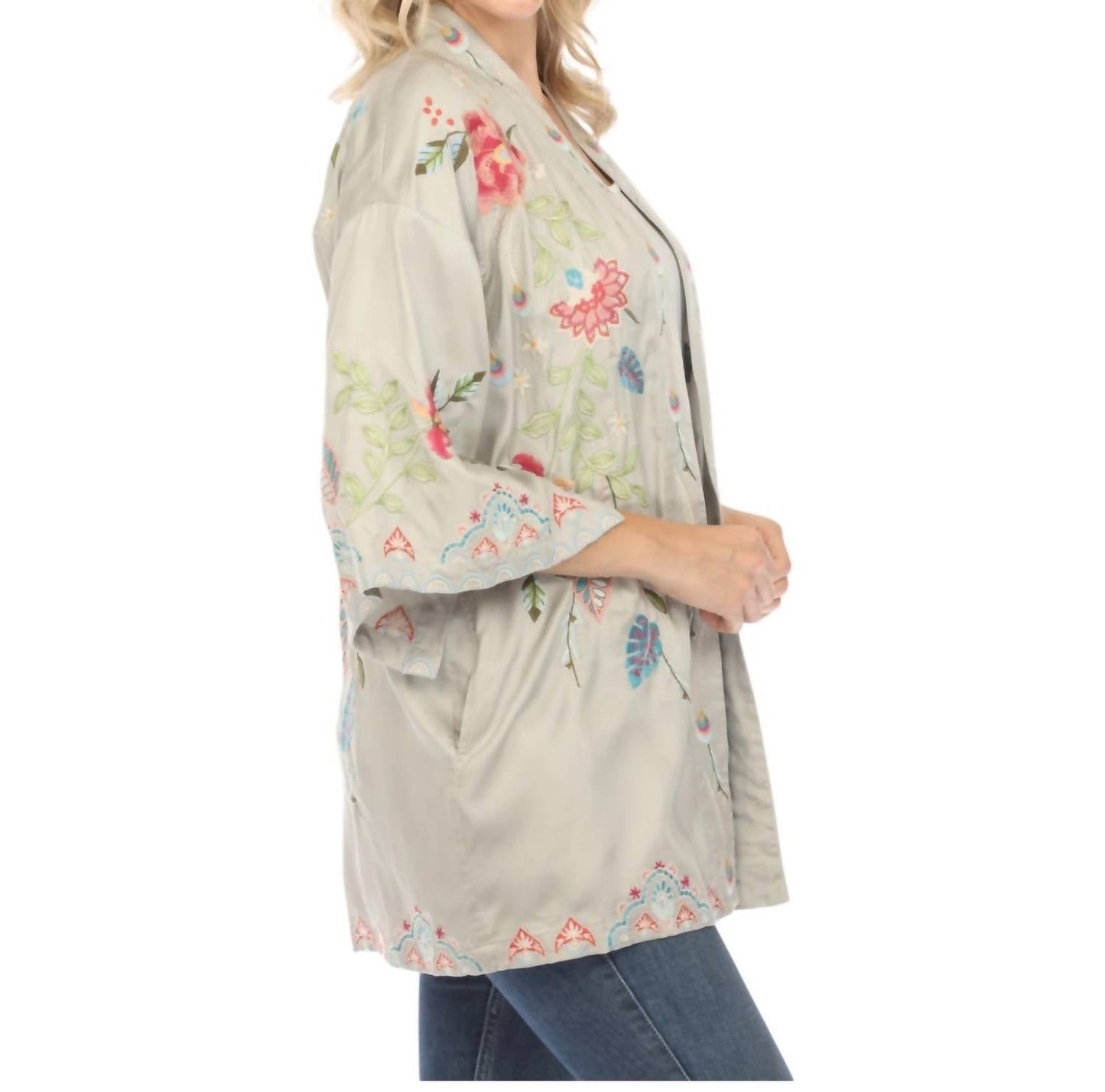Johnny Was - Emika Embroidered Kimono Top