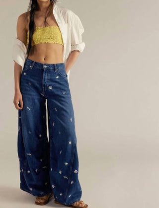 Free People - Westward Embroidered Jeans
