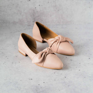 Bueno - Women's Smooth Leather Flat Shoes