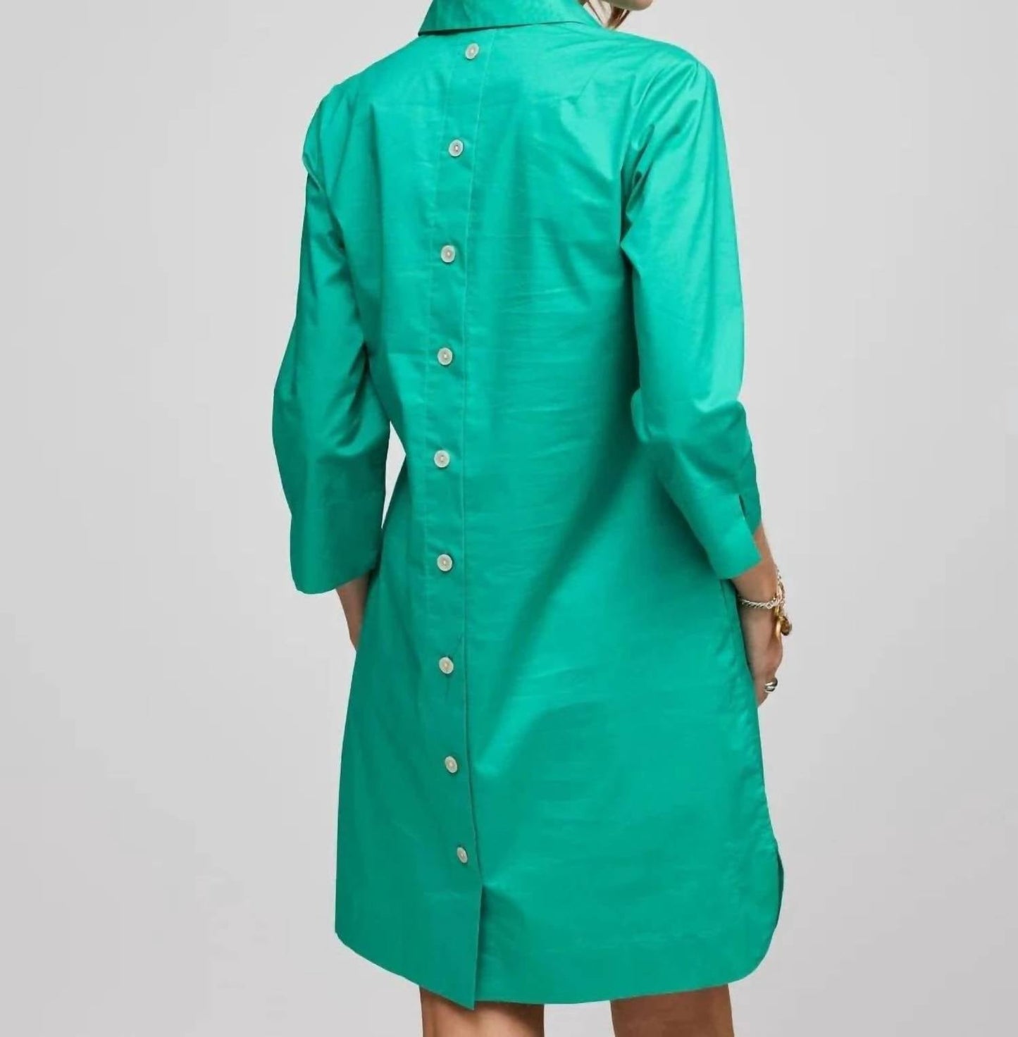 Hinson Wu - Aileen 3/4 Button Back Dress