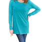 Basic Bae - Luxe Long Sleeve Top With Pockets