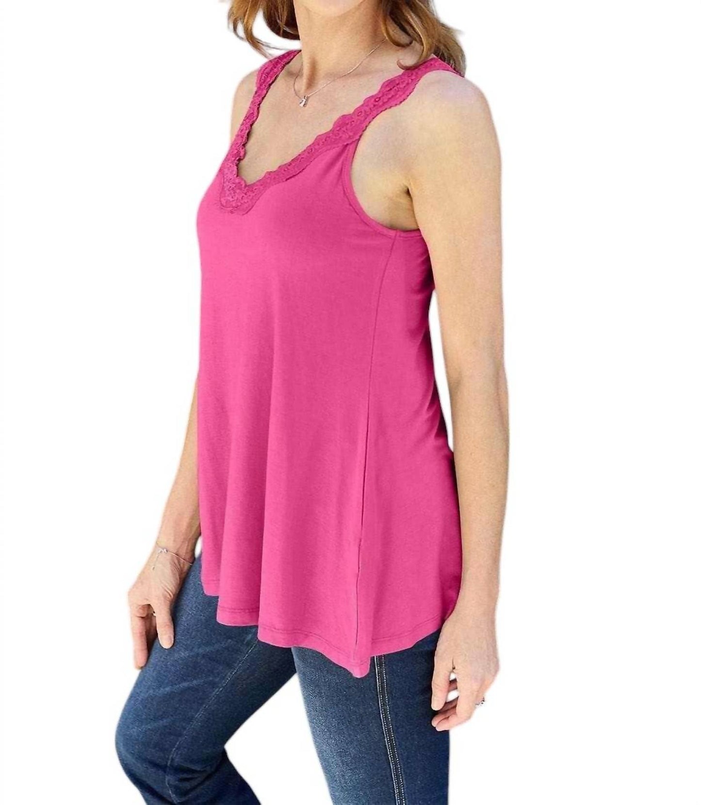 Basic Bae - Effortless Elegance Lace V-Neck Cami