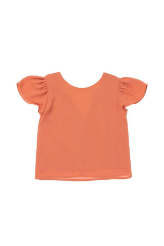 Omamimini - Girls' Back Ruffles Top