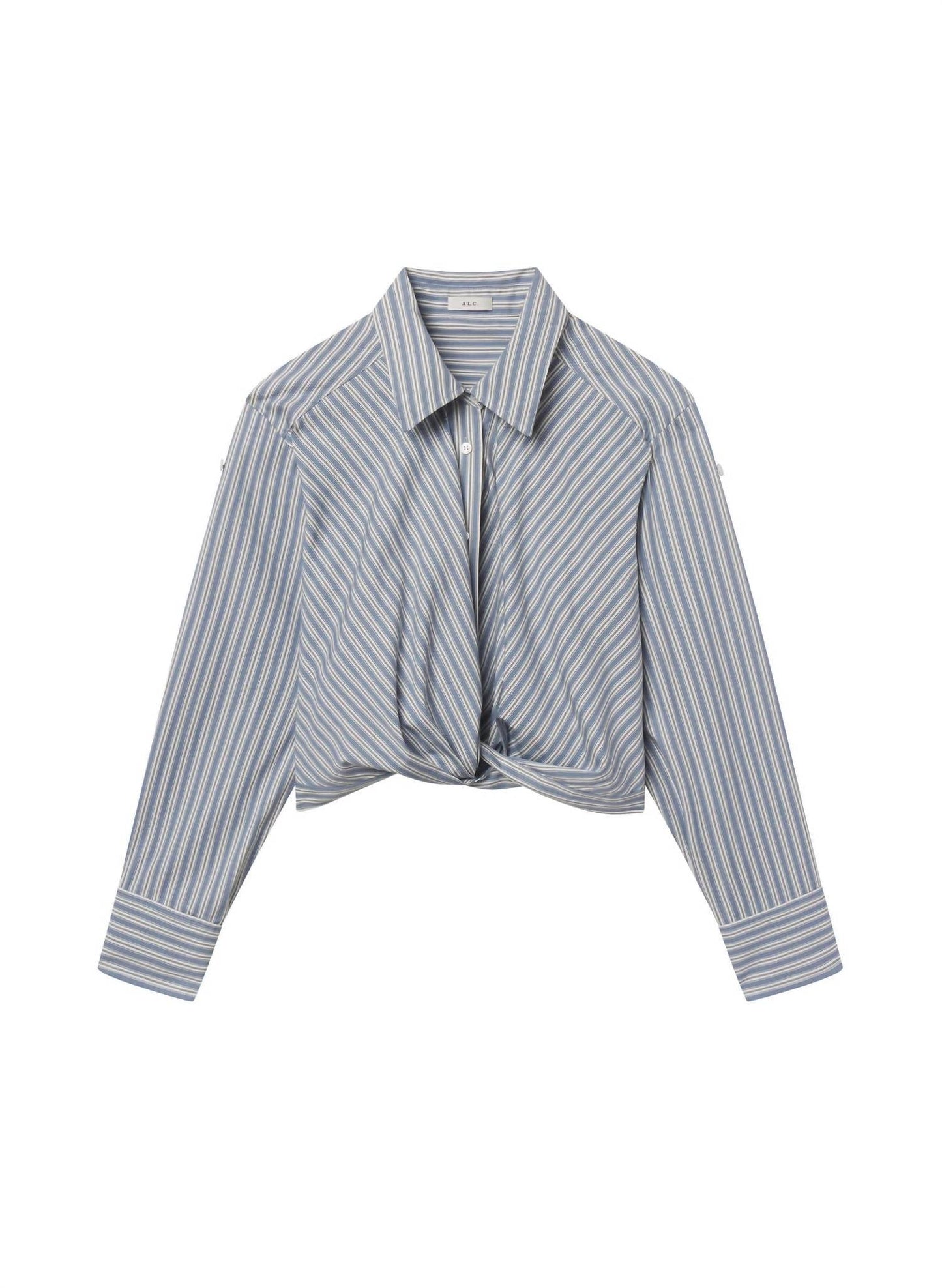A.L.C. - Leo Stripe Cropped Top