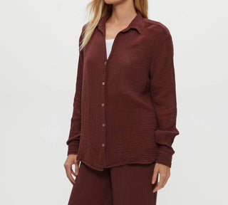 Michael Stars - Leo Gauze Button Down Shirt