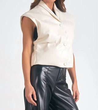 Elan - High Collar Vest