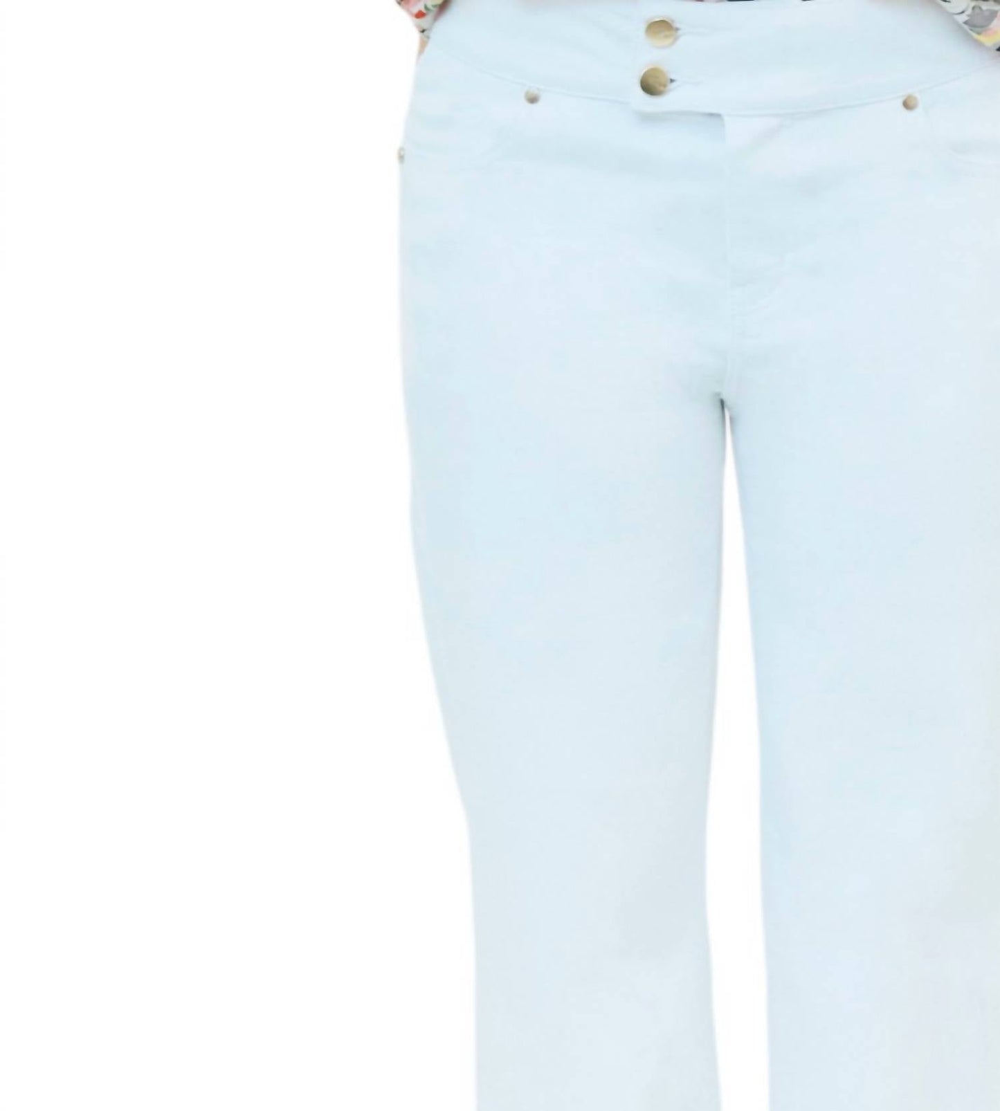 1822 Denim - Double Button Straight Jeans