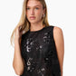 Cami Nyc - ARACELY SEQUIN LACE CROPPED TOP
