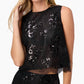 Cami Nyc - ARACELY SEQUIN LACE CROPPED TOP