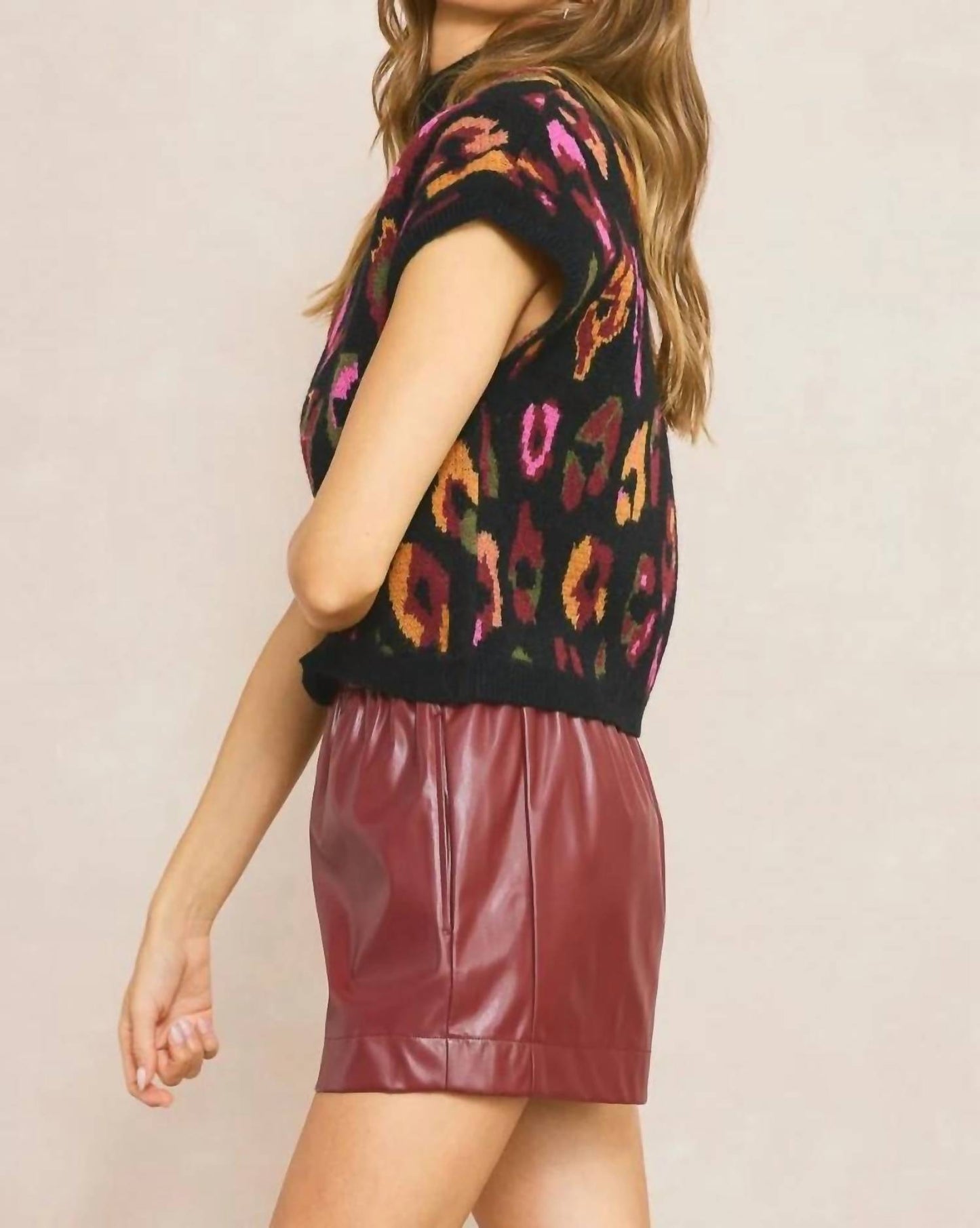 Entro - Leopard Print Sweater
