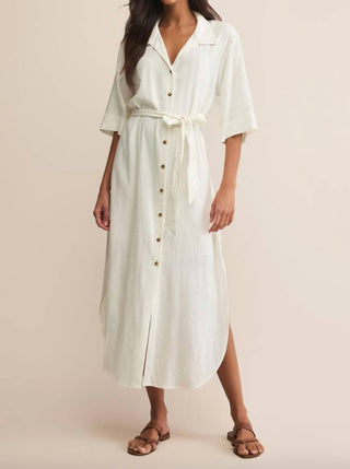 Z Supply - Brise Linen Midi Shirt Dress