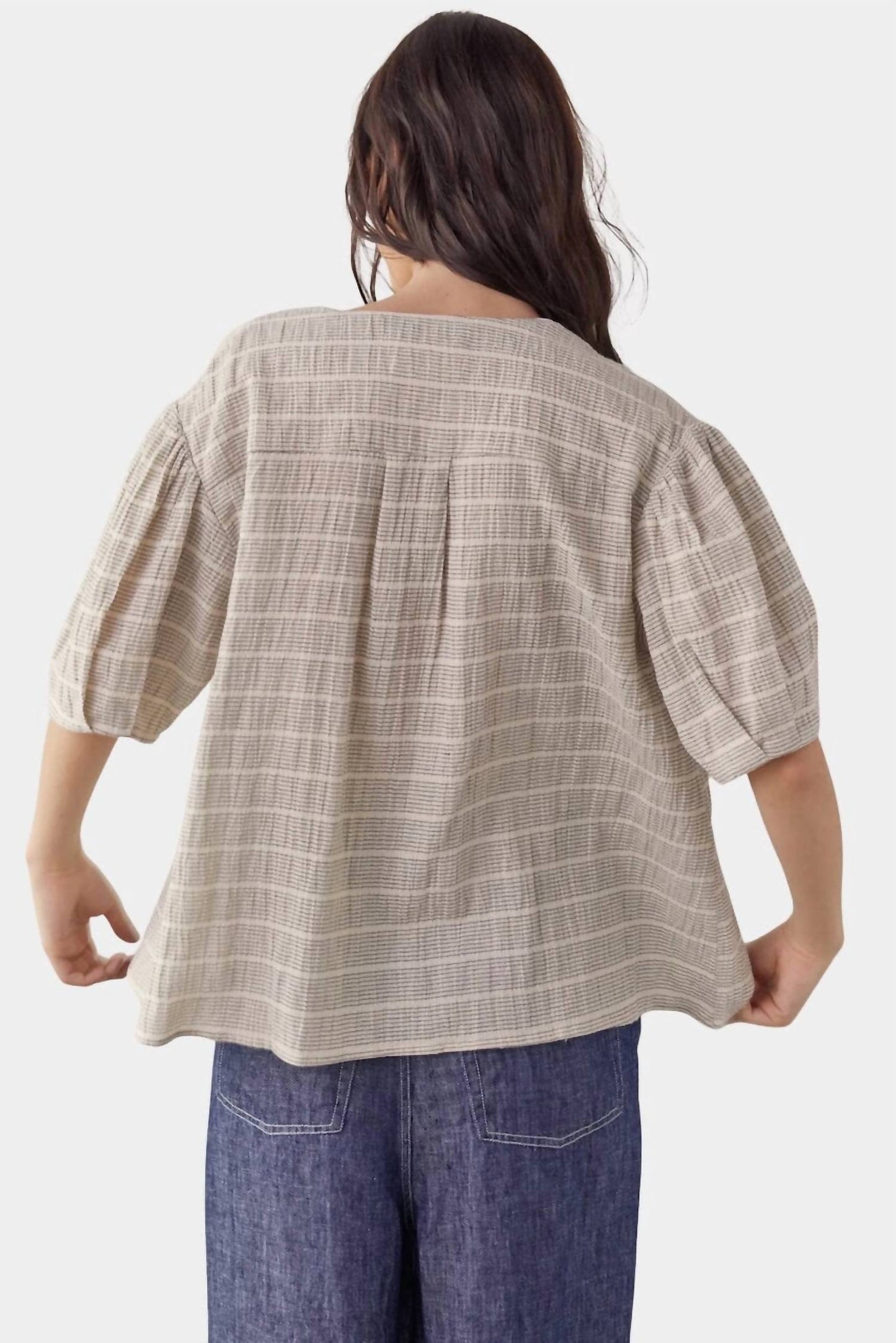 Amente - Front Tie Blouse