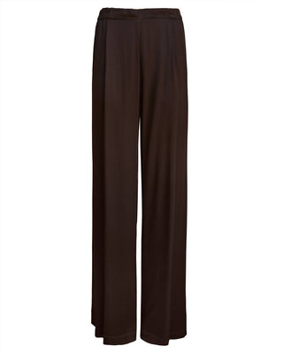Enza Costa - Straight Pleated Satin Pants