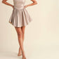 Klesis - Bustier Top Gathered Flare Skirt Mini Dress
