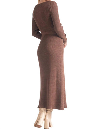 Elan - Long Sleeve Wrap Dress